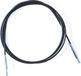 KnitPro Stainless Steel Cable 40cm 16'' Black