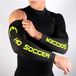 HO Soccer Academy keepermanchet, uniseks, zwart/limoen