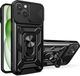 Techsuit Hoesje geschikt voor Apple iPhone 16 Plus - Camshield Back Cover - Zwart