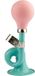PexKids Fietstoeter krul - Groen met roze bol