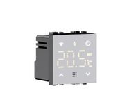 Elektronova Inbouwthermostaat, programmeerbare module 2P 240 V, touch-display met witte achtergrondverlichting, compatibel met houders Bticino Matix