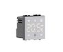 Elektronova Inbouwthermostaat, programmeerbare module 2P 240 V, touch-display met witte achtergrondverlichting, compatibel met houders Bticino Matix