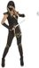 Mom Ninja Femme Costume Noir XS