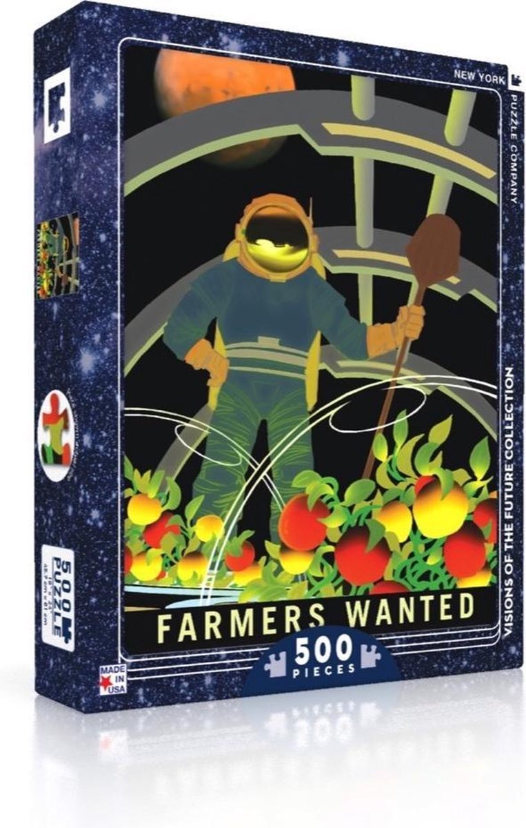 The New York Puzzle Company Farmers Wanted - NYPC NASA Collectie Puzzel 500 Stukjes