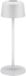 Goobay LED-tafellamp | 25 cm hoog | warm wit | dimbaar | oplaadbaar (USB-C) | wit | IP44