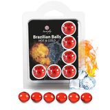 Secret Play Brazilian Balls - Massageolie - Warm en Koud Effect - 6 Stuks