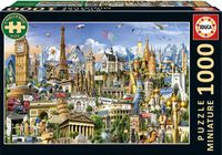 Educa - Europa Symbolen Miniatuur Puzzel - 1000 Stukjes