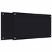 vidaXL - Spatschermen - keuken - 2 - st - 70x40 - cm - gehard - glas - zwart