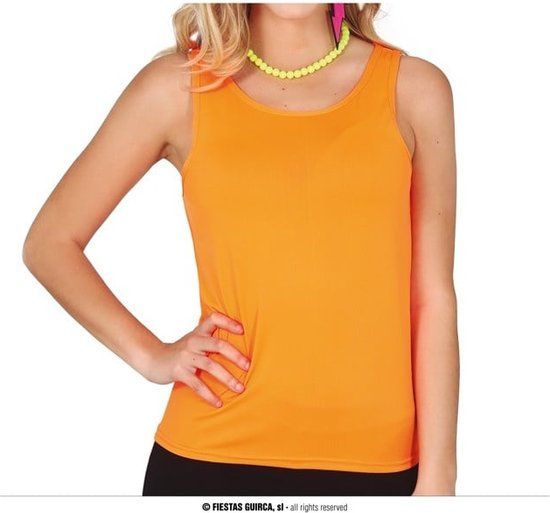 Fiestas Guirca Neon Oranje Top - One Size - Vrouwen