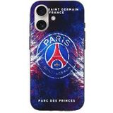 Maniacase Hoesje voor Oppo A17 OM blauw en goud logo stadion