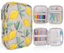 Crochet hook storage box with double compartments for travel