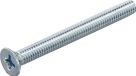 Hoenderdaal Fasteners Hoenderdaal Metaalschroef M4x30mm Platkop Kruiskop Philips Staal 200 stuks