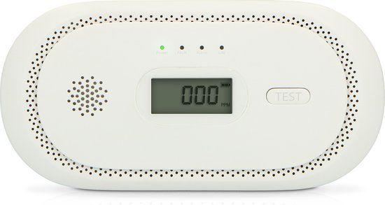 Alecto COA2650 Koolmonoxidemelder - 10 jaar sensor - Display - Wit