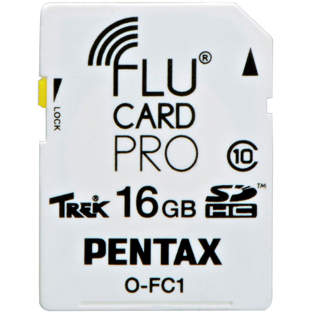 Pentax FluCard PRO - SDHC - 16GB - Class 10 - Wit