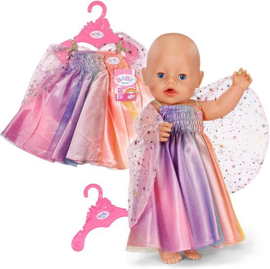 BABY born Regenboog Jurk - Poppenkleding