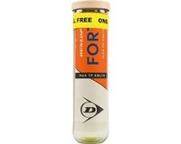 Dunlop Fort Max TP 3+1 Tennisballen Geel
