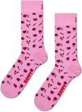 Happy Socks Roses Sock Heren Sokken Roze Katoen/Polyamide/Elastaan 36-40