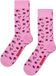 Happy Socks Roses Sock Heren Sokken Roze Katoen/Polyamide/Elastaan 36-40