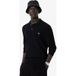 Lacoste Polo en maille Classic Fit noir, Uni