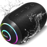 Enceinte Bluetooth portable - Enceinte sans fil - 15 W - Étanche Ipx7 - Bluetooth 5.3 - Noir
