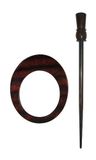 KnitPro Symfonie Wood Omega Sjaal Pin/Stick, Rose