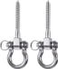 Merkloos Permanente Antirust 304 RVS Schroefbeugel Heavy Duty - Set van 2 - 180° Swing Hangers - 800kg Capaciteit