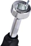 Nettoyant pour chaussures de golf - Retire les crampons - Acier - Conception ergonomique - Rapide et facile à utiliser - Noir - Accessoire de golf pour chaussures de golf, de course et de sport