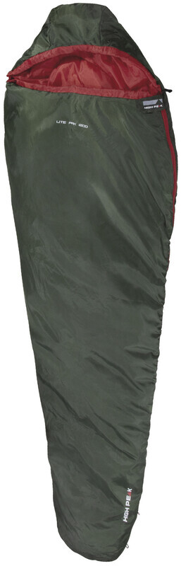 High Peak High Peak Lite Pak 1200 Sleeping Bag, groen Left Zipper 2023 Synthetische Slaapzakken