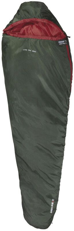 High Peak Lite Pak 1200 Sleeping Bag - Green - Left Zipper - 2023