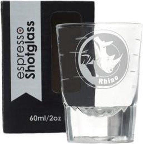 Rhinowares Espresso Shotglas - 40ml - Transparant