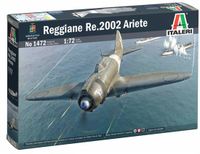 Italeri 1472 Reggiane Re.2002 Ariete - Propeller Vliegtuig Plastic Modelbouwkit - 1:72