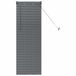 vidaXL Venetiaanse jaloezie donkergrijs 130 x 50 cm 25 mm aluminium