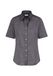 Seidensticker Damesblouse - City blouse - hemdblouse - regular fit - korte mouwen - uni - 100% katoen, grijs (080605), 38