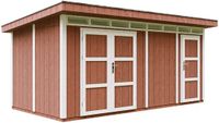 Timbela M905C-REDWOOD RED - Tuinhuis