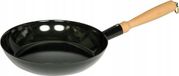Riess, 0564-022, Houten koekenpan 24, Classic- SCHWARZEMAILLE, diameter 22,5 cm, zwart