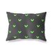 BonaMaison Neon Groen-Rook Decoratieve Kussensloop, Kussenhoezen Bank, Decoratieve Kussenhoesjes, Kussensloop; Sofa, Slaapkamer, Kantoor, Auto 45x60 Cm - Ontworpen en vervaardigd in Turkije