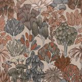 ARCHITECTS PAPER DOODLE DESIGN BOMEN BEHANG | Retro - beige grijs oranje - Floral Impression