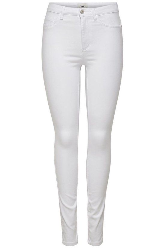 ONLY ONLROYAL High Waist Skinny Jeans - White - W32/L30