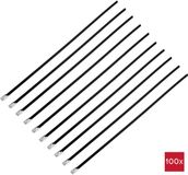 TRU COMPONENTS TC-12656596 Stalen kabelbinder 290 mm 4.6 mm AISI 316 Met coating 100 stuk(s)