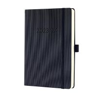 Sigel Conceptum A5 Weekagenda 2023-2024 Zwart Hardcover met Notitie (18 maanden)