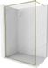 Mexen Kioto-F paroi de douche Walk-in avec cadre 65 x 202 cm, transparent 8 mm, or