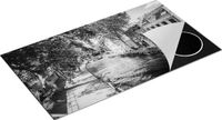 Chefcare Inductie Beschermer Oudegracht - Zwart Wit - 95x55 cm
