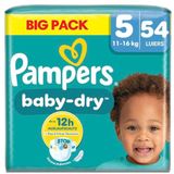 Pampers Baby-Dry Maat 5 Luiers (11-16kg) - 54 stuks