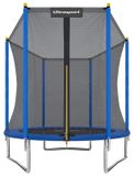 Merkloos Trampoline Tuintrampoline Kinderen Ø 146 cm springvlak Met veiligheidsnet