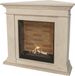 Xaralyn Bio-ethanol haard - Kos-Corner BST - wit natuursteen - 3 KW verwarming