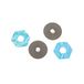Axial AXI232015B slippers pads, grijs/zilver