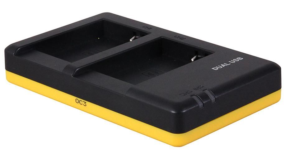 Duo oplader voor 2 camera accu's Canon NB10L (compatible)