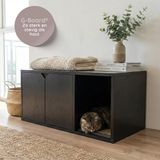 Catchi Leo Kattenbakkast - Zwart