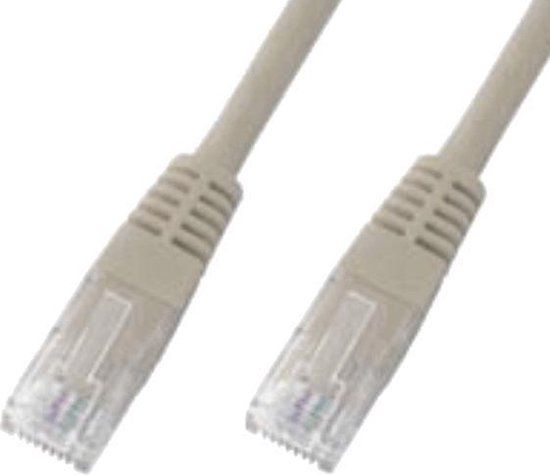 M-Cab 5m U-UTP Cat5e Netwerkkabel Grijs