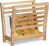 Merkloos Relaxdays lectuurbak - staand - walnotenhout - 38,5 x 26,5 x 40 cm